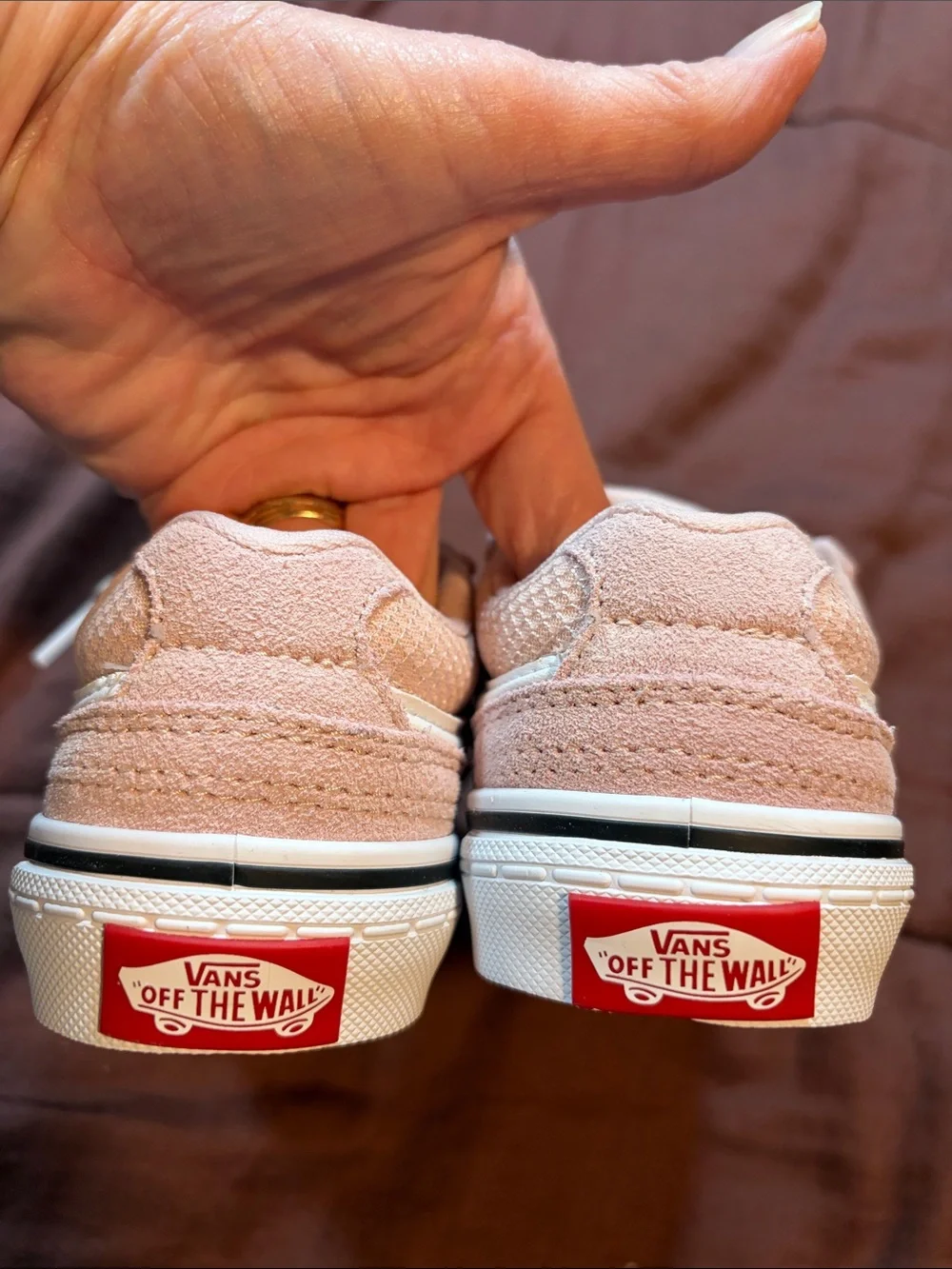 Vans light pink